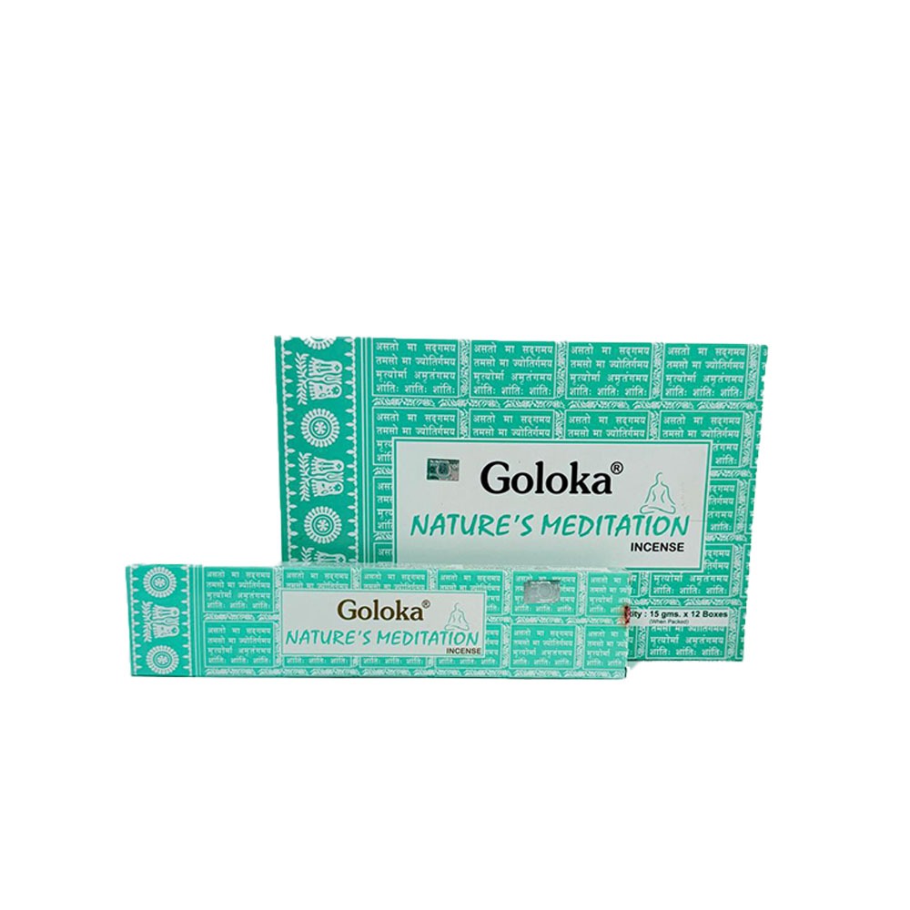 Encens de méditation de la nature de Goloka - 15g